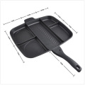 Emaille Gusseisen Antihaft-Quadrat-Grillpfanne